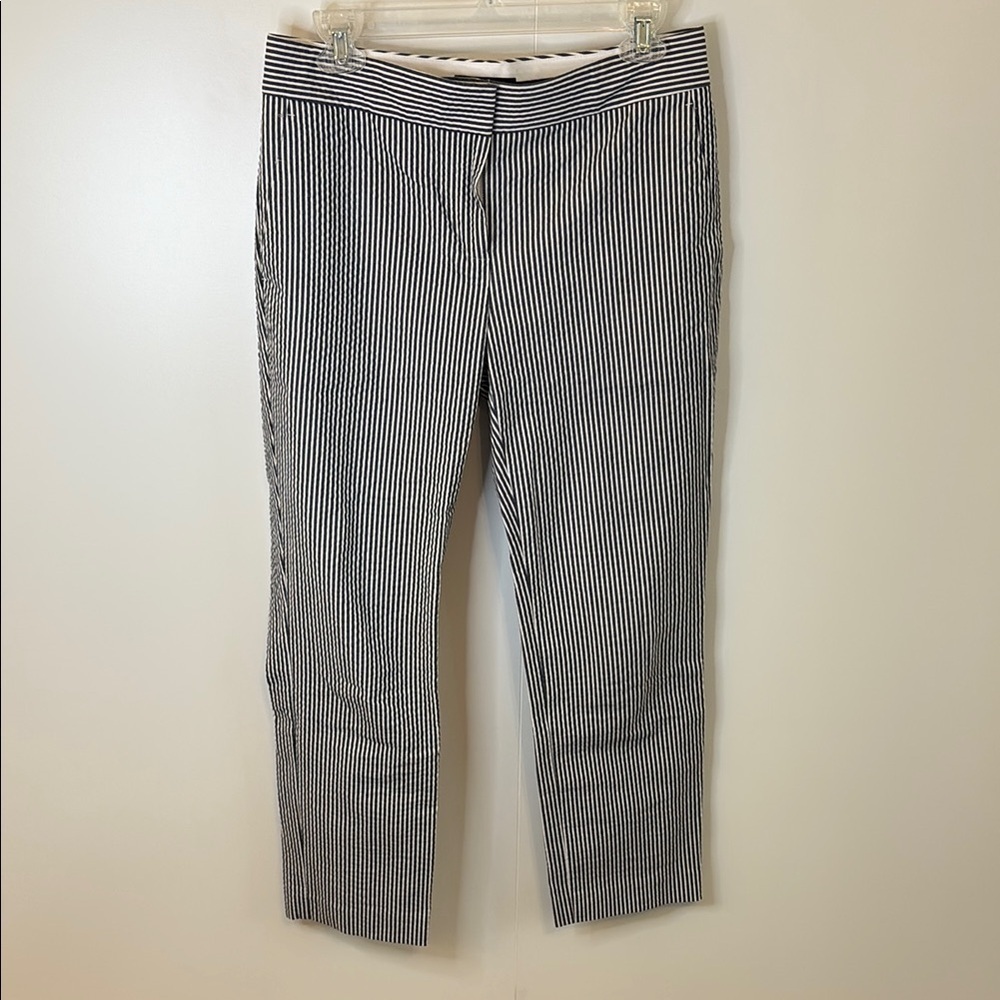 Ann Taylor Striped Devin Fit Trousers NWOT